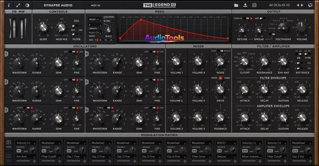 Synapse Audio The Legend HZ For WiN-MAC