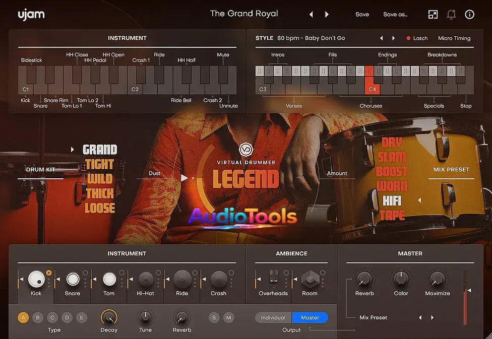 UJAM Virtual Drummer LEGEND v2-4-0 MAC
