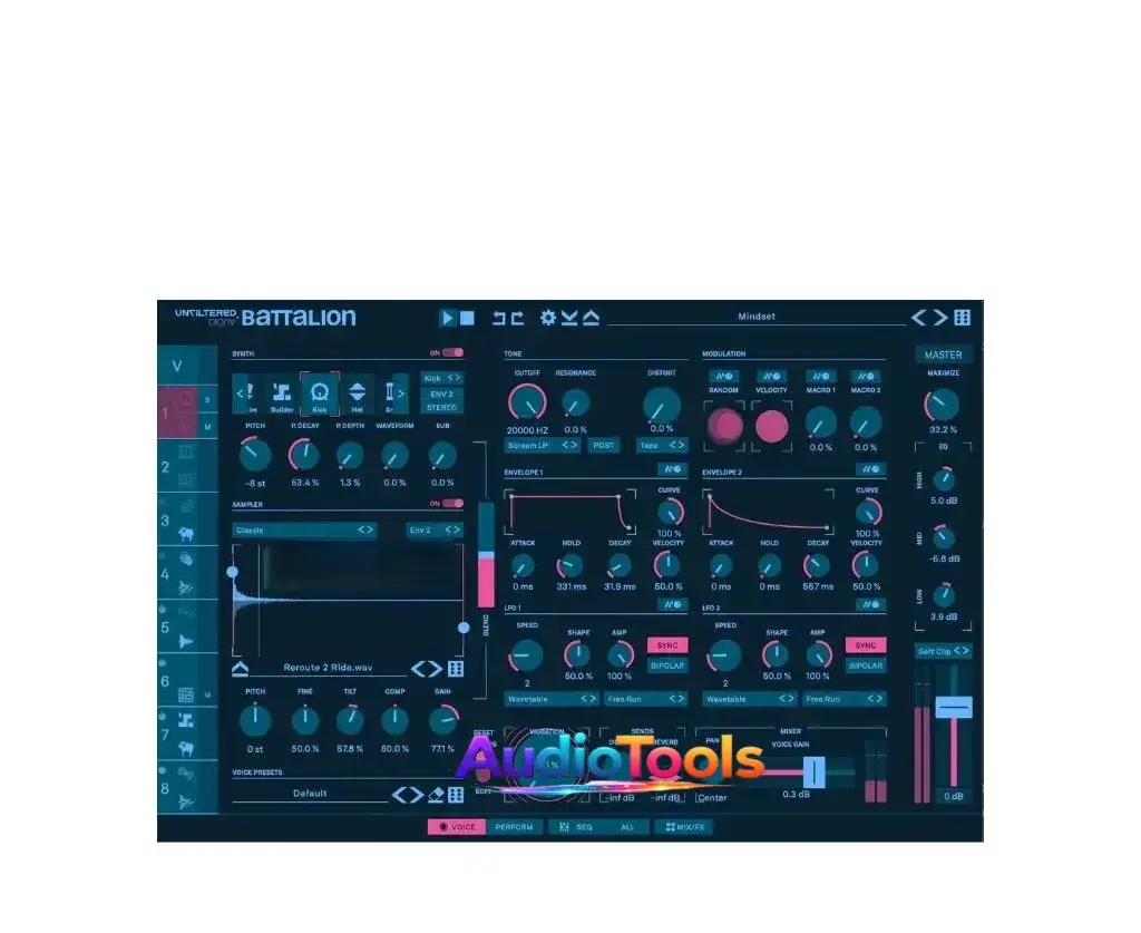 Unfiltered Audio Battalion v1-0-3 MAC Multilenguaje