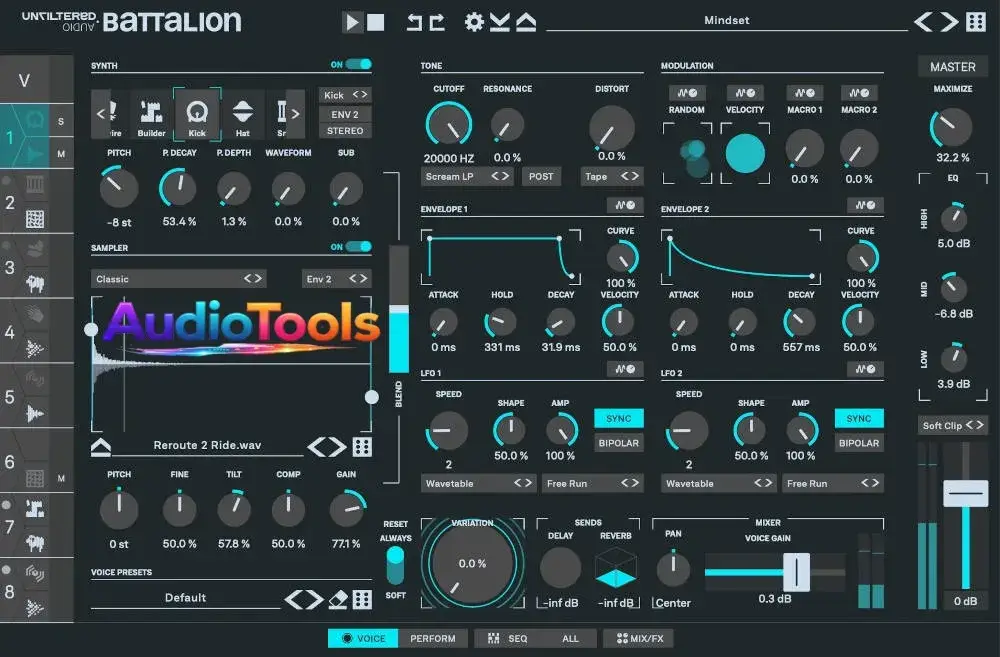 Unfiltered Audio Battalion v1-0-3 MAC Multilenguaje