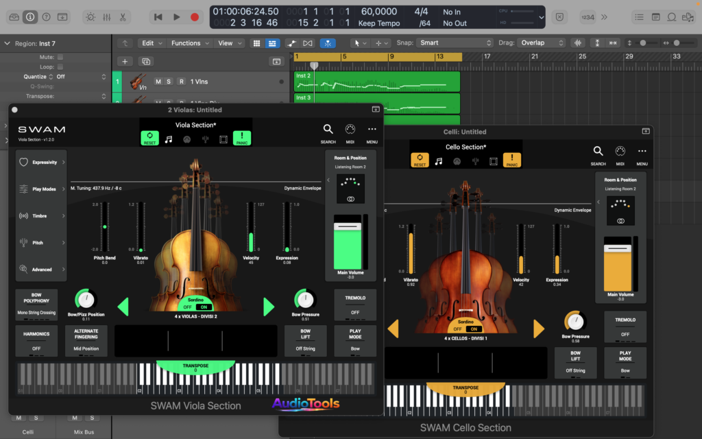 Modelado de audio SWAM String Sections v1.4.1 WiN-MAC Español Mega
